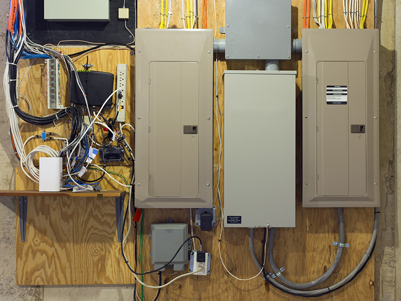electrical panels installed at residential property interiors collinsville il