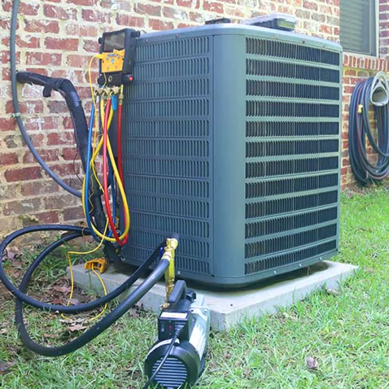 dark gray hvac unit and tools belleville il